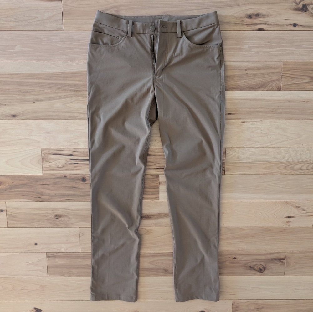 Lululemon ABC pant - 5 pocket - size: 30, color: khaki, condition: never worn